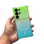 Dual Colour Magsafe Soft Camera Protection Case For Samsung Galaxy